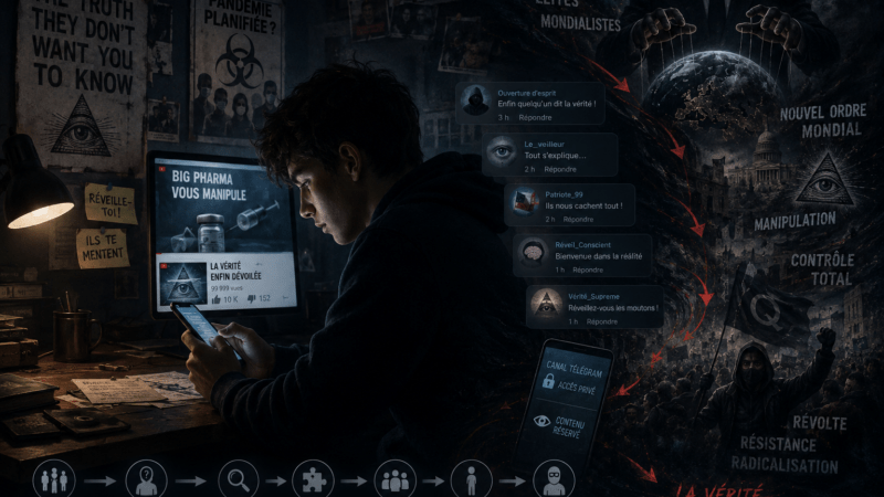 De la méfiance au chaos : naissance, propagation et radicalisation des théories du complot à l’ère numérique