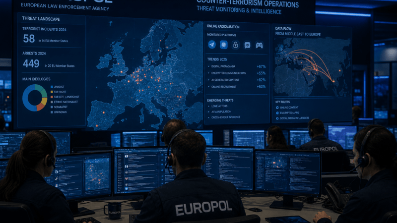 Terrorisme dans l&rsquo;Union européenne – ce que les chiffres d&rsquo;Europol révèlent vraiment