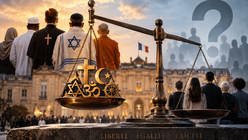 Croire, ne pas croire : l&rsquo;État protège-t-il également celles et ceux qui n&rsquo;ont pas de religion ?