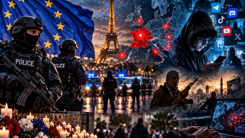 Terrorisme dans l&rsquo;UE : moins d&rsquo;attentats, plus d&rsquo;arrestations et des suspects de plus en plus jeunes